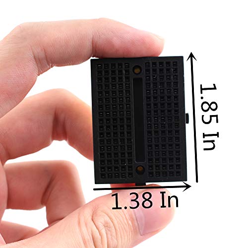 Eiechip Mini Breadboard kit 170 Points Mini Small solderless breadboard for Arduino Proto Shield (6 Colors 6Pcs)