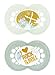 MAM Pacifiers, Baby Pacifier 6+ Months, Best Pacifier for Breastfed Babies, ‘Rock And Roll' Design Collection, Unisex, 2-Count