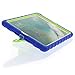 Gumdrop Hideaway Case with Kickstand for the Apple iPad 9.7 (6th and 5th Gen) Tablet for K-12 Students, Teachers and Kids - Royal Blue/Lime, Shock Absorbing, Rugged, Extreme Drop Protection