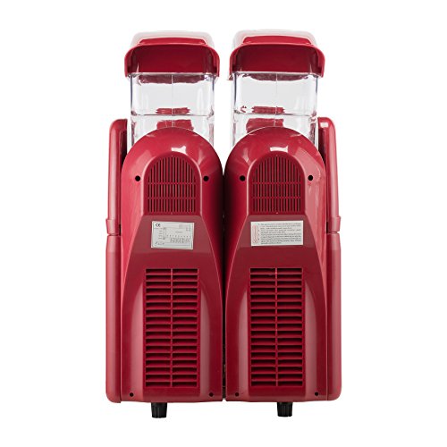 CO-Z Commercial Margarita Machine Slushy Machine Slush Making Machine Tanks Frozen Drink Machine Smoothie Maker Suitable for Commercial Use (500W 2 x 15L Tank)