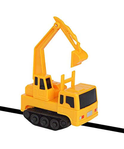 Rumas Gift Ideas Magic Inductive Construction Toys - Follow Line Engineering Vehicle Toy for Toddler Boys Girls - Preschool Toys Inductive Car Follows Black Line Toy for Kids - Thumbnail 5