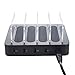 NEXGADGET Detachable 24W 4 Port USB Charging Station Desktop Charging Stand Organizer Fits most USB-Charged Devices