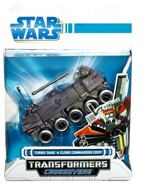 Star Wars Clone Wars Transformers Crossovers Turbo Tank to Clone Commander Cody
