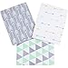 Changing Pad Cover – Premium Baby Changing Pad Covers 4 Pack – Boy or Girl Changing Pad Cover – Pure Cotton Machine Washable Grey and White Changing Table Cover – Diaper Changing Pad Cover Sheets