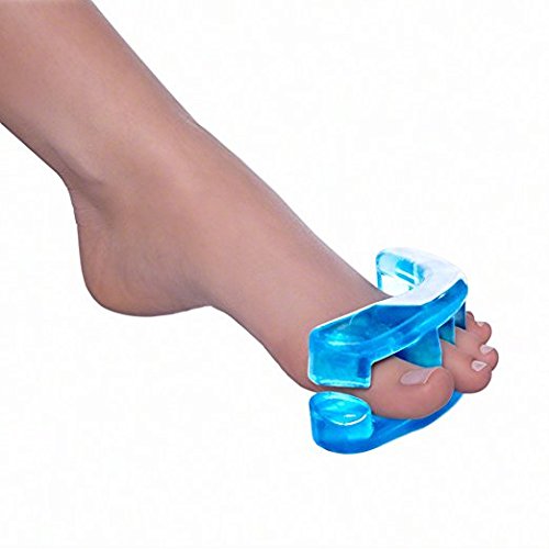 YogaToes® Classic for Women - Small Fits 7 and up Sapphire Blue: Toe Stretcher & Toe Separator. Fight Bunions, Hammer Toes, Foot Pain & More!