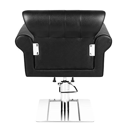 Vintage Styling Barber Chair Antique Hydraulic Hair Spa Salon Chairs Beauty Equipment (Black) - Thumbnail 7