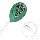 Kany 3-in-1 Soil Moisture Meter, Light and PH acidity Tester, Plant Tester, Great For Garden, Farm, Lawn, Indoor & Outdoor (No Battery needed) Easy Read Indicator