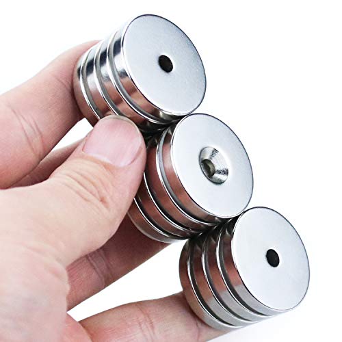 3 Neodymium+Countersunk+Magnets+Permanent+Magnets