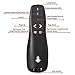 Presentation Clicker Remote Laser Pointer - Wireless USB Presenter - Slideshow PowerPoint Clicker - Compatible with Win10︱MAC - Support PPT︱Keynote︱Google Slides (6400A)