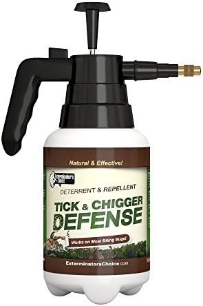Tick and Chigger Defense 3 liters easy pump yard Repellent spray- mites, biting insects yard treatment…