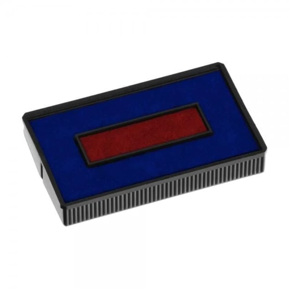 COLOP E/200/2 Blue/Red Replacement Pad - Single | 107108 | 2 Colour pad: Blue & Red | Fits COLOP S260, S226/P