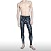 BeneU® Mens Camouflage Sports Running Basketball Compression Tight Leggings Pants(Style:Black Rock Size:L)