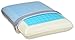TruContour Cooling Gel Pillow with Soft Memory Foam - Includes Fitted Cotton Pillow Case and Storage Case