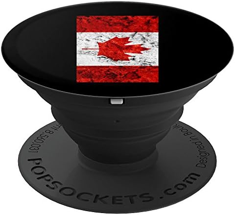 Canada Day Flag Canadian July 1st Vertical - PopSockets Grip and Stand for Phones and Tablets