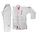 Sanabul Future Legends BJJ Gi for Kids Jiu Jitsu Gi Kimono for Children Youth Preshrunk Fabric & BJJ White Belt Included - White/Red, K2