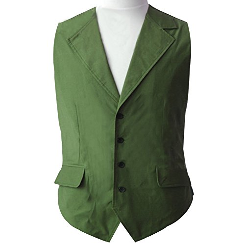 CosplaySky Batman Dark Knight Joker Green Vest Halloween Costume
