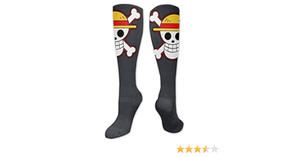 On E Pie Ce Anime Painting Mens Thick Compression Socks Fancy Cushion Athletic Socks Black With Compression Socks 19 6 Inch Sports Fitness Sports Outdoors Mercatinodininni It