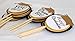 All About Details Graduation Cupcake Toppers (Black & Gold)