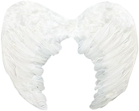 Halloween Costumes For Women White Angel Wings For Cosplay Christmas Costumes for Adults Large (8060cm, White)