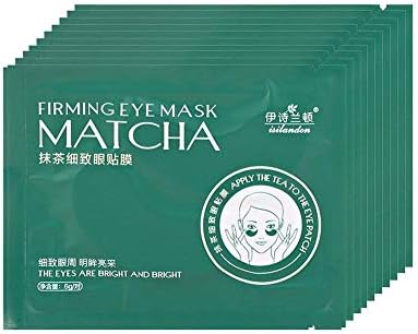 Eye Masks Hyaluronic Acid Green Tea Hydrating Under Eyes Patches Pads for Dark Circles Puffy Eyes Moisturizing Firming Skin Pure Natural Formula 20pairs