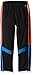 adidas Little Boys' Striker Soccer Pant, Caviar Black/Orange, 6
