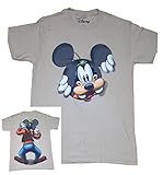 Disney Goofy Peeking Adult Fashion Top T Shirt - Khaki