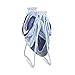 Big Oshi Emma Newborn Baby Bassinet - Portable Bassinet for Boys or Girls - Perfect for Bedside, Indoors, or Outdoors - Lightweight for Travel - Canopy Netting Cover - Wood Bed Base, Navy