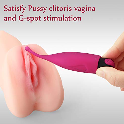 High Frequency G spot Clitoral Vibrator Soft Head Clit Stimulator for Quick Orgasm Nipples Vaginal Stimulation Waterproof Rechargeable Silicone Adult Sex Toys for Woman Masturbation and Couples