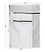 Homga 4 Pack Mesh Laundry Bags, Delicates Lingerie Drying Wash Bag for Bra, Blouse, Hosiery, Stocking, Underwear with Zipper (Black & White)