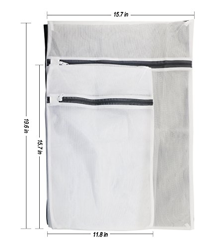Homga Delicates Laundry Wash Bags, Lingerie Bags for Laundry, Laundry Bra Lingerie Mesh Wash Bag for Blouse, Hosiery, Stocking, Underwear, Bra and Lingerie, Set of 4