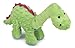 goDog Dinos Bruto with Chew Guard Technology Durable Plush Dog Toy, Large, Green