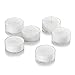 White Tealight Candles with Clear Cup - Bulk Set of 72 Unscented Tea Lights - 4 Hour Burn Time