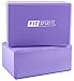 FIT SPIRIT Set of 2 Purple Exercise Yoga Blocks - 9