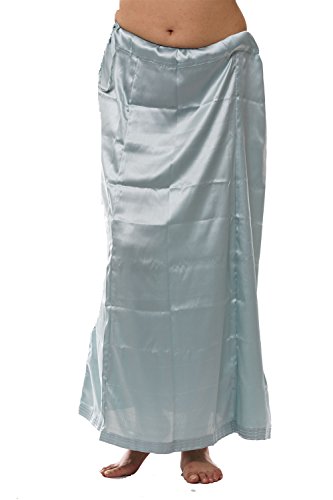 Creativegifts Women's Satin Silk Readymade Indian Inskirt Saree petticoats Underskirt - Free Size