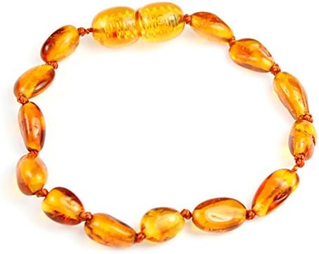 100% Genuine Amber Anklet/Bracelet Knotted from UK Dristriibutor 11-23CM