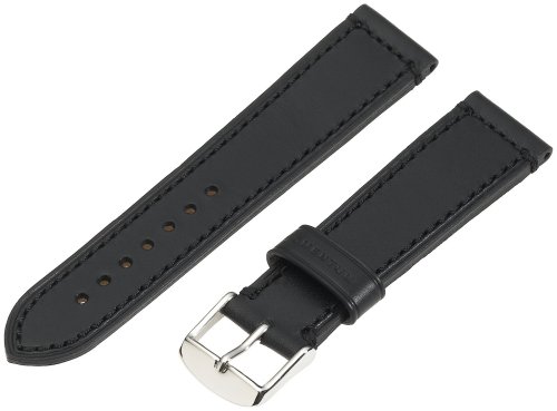 Momentum Men's ZC-22HMP Chronologic F3 / M50-DSS 22mm Black Hampton Leather Watch Strap