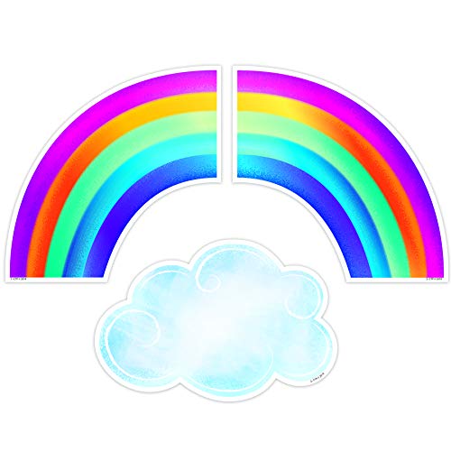 Creative Teaching PressRainbows and Clouds Cut Outs, 6 in, CTP 8662
