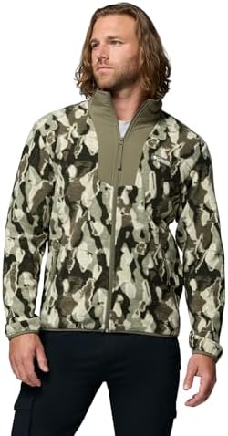 Sequoia Grove Printed Full Zip, Strato esterno in pile, Materiale ecocompatibile, Tasche di sicurezza, Tessitura flessibile - da uomo