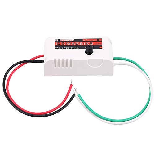 1 Pcs DC Motor Speed Regulator Plastic Shell 6V/12V/24V Miniature PWM DC Motor Governor