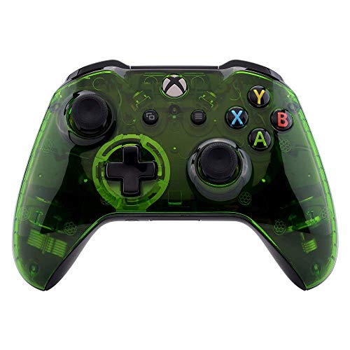 Glossy Transparent Green Xbox One S Wireless Bluetooth Custom Controller