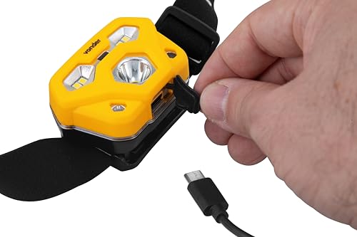 Vonder, Lanterna De Led Para Cabeça, Recarregável, Led Smd, Lcv 400.