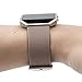Henoda 23mm Genuine Leather Bands Bracelet Compatible with Fitbit Blaze (Oxford Tan, S/P Size)