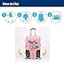 Rainproof Elastic Luggage Protective Cover Suitcase Protector Carry-on and Checked-in Size (Medium, Vintage)