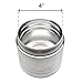 LunchBots Wide Thermal 16 oz. All Stainless Steel Bowl - Insulated Food Container Stays Hot 6 Hours or Cold for 12 Hours - Leak Proof Soup Jar for Portable Convenience - Aqua