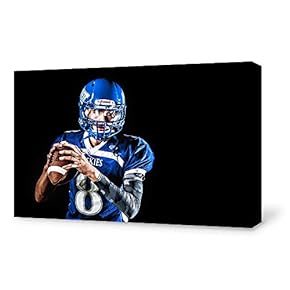 Canvas Wall Art for Living Room,Bedroom Home Artwork Paintings Super Bowl Ready to Hang - 12x18 inches