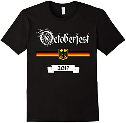 Mens Octoberfest 2017 T Shirt for Man Small Black