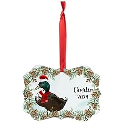 Cayuga Duck Christmas Ornament 2024 - Personalized