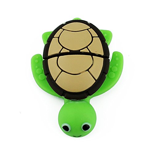 CHUYI Animal Series Sea Turtle Shape 32GB USB 2.0 Flash Drive Novelty and Cute Pen Drive Data Storage Thumb Drive U Disk Jump Drive Pendrive