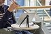 Twelve South Compass 2 for iPad, Black | Mobile Display Stand with Typing Angle for iPad Pro/iPad Air/iPad Mini