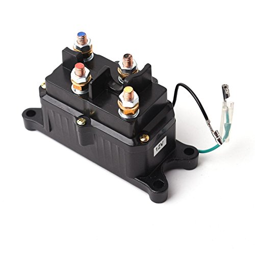 12V Solenoid Relay Contactor & Winch Rocker Thumb Switch Combo for ATV UTV